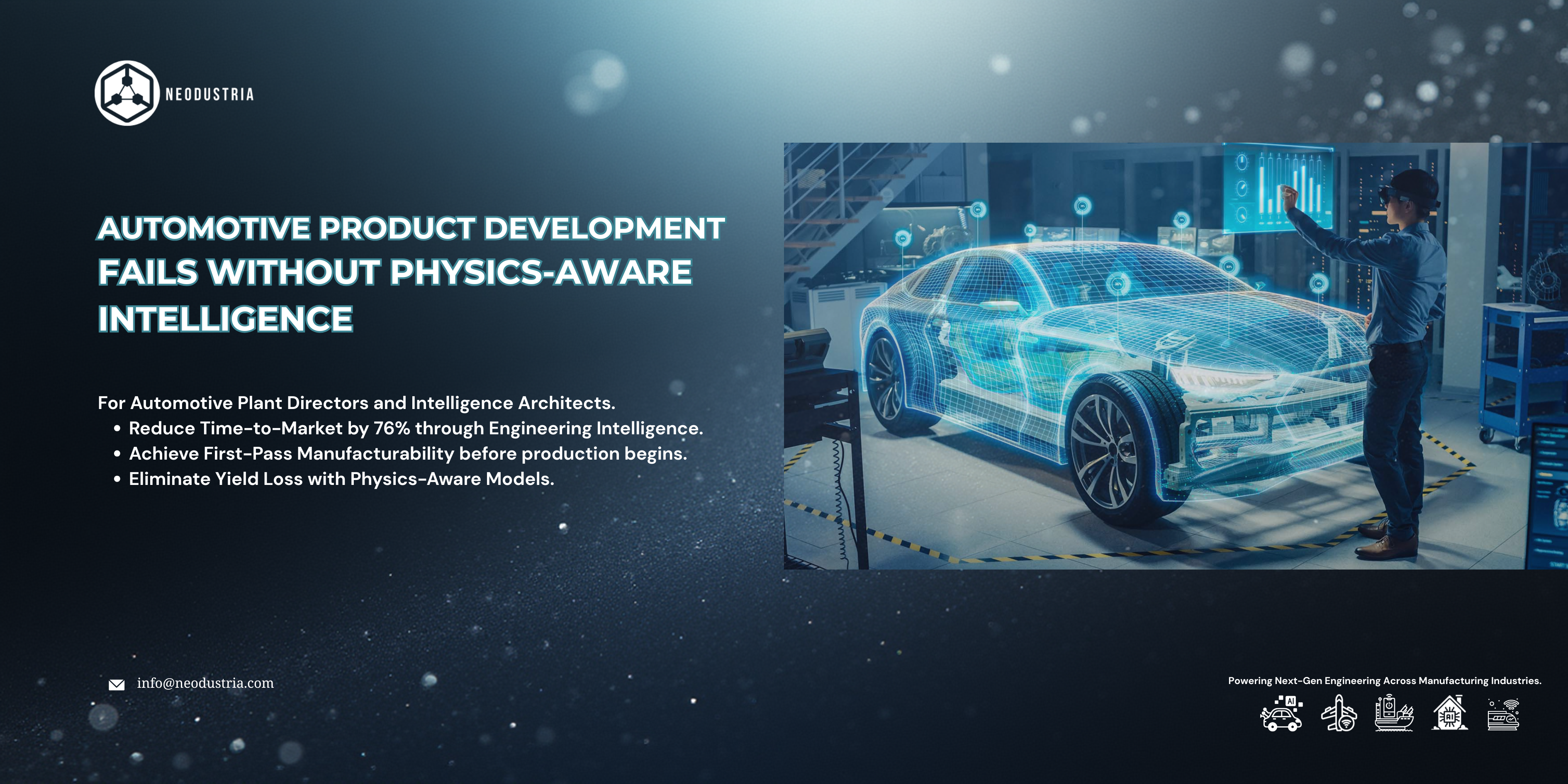 Automotive Product Development with Physics-Aware AI